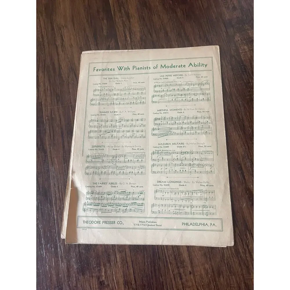 Vintage Christmas sheet music